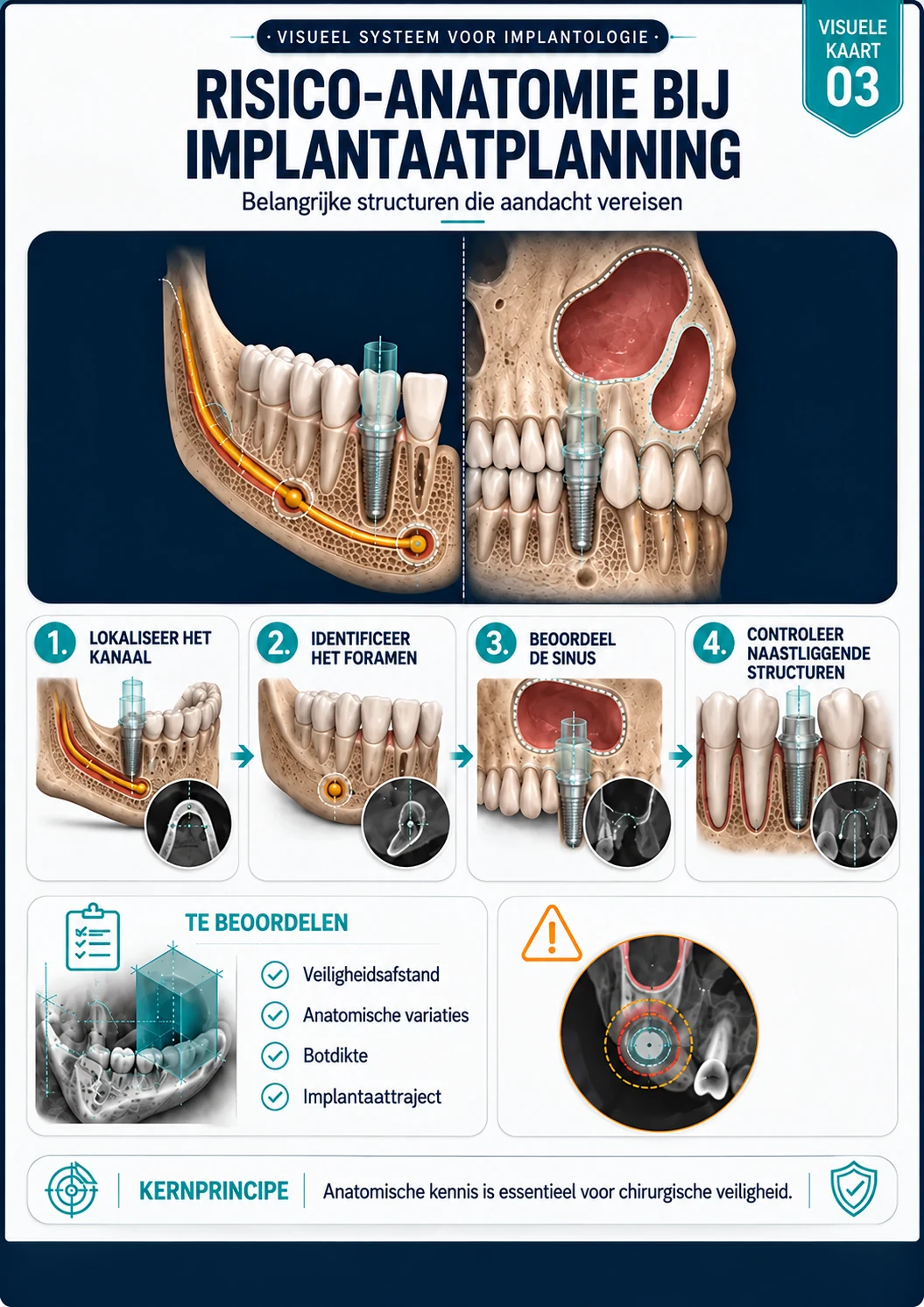 Risico-anatomie bij implantaatplanning