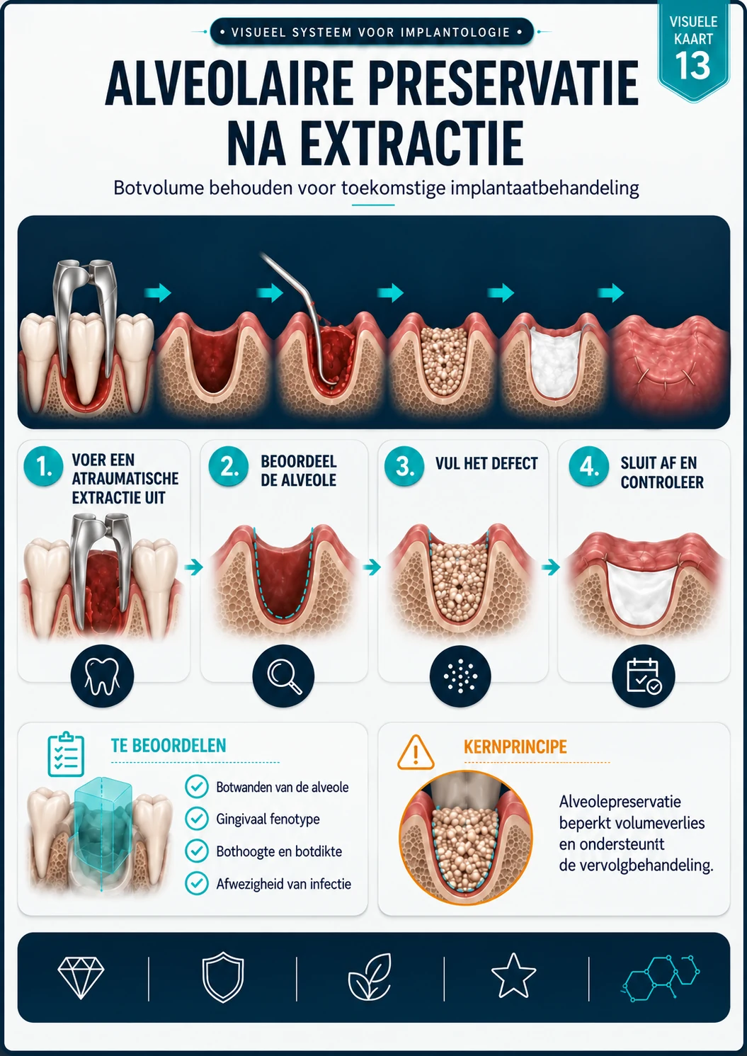 Alveolaire preservatie na extractie
